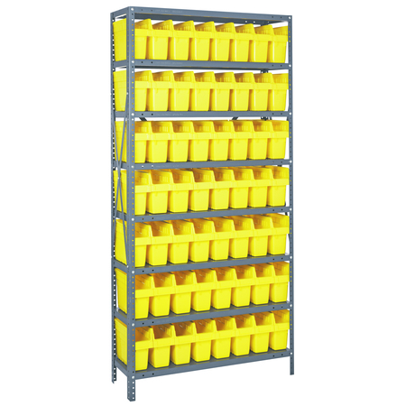 QUANTUM STORAGE SYSTEMS Store-Max 8" Shelf Bin Steel Shelving Systems  1875-SB803YL